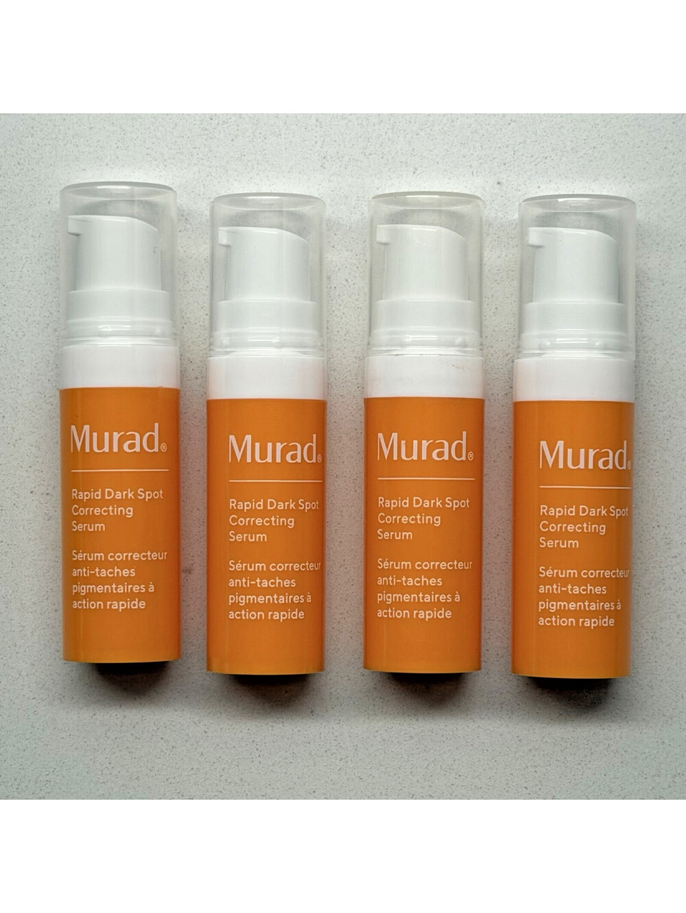 Murad Rapid Dark Spot Correcting Serum 5ml/ 0.17 oz Travel – Lot of 4 – NEW